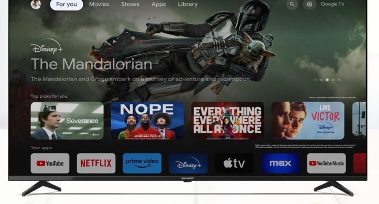 Sharp Televiseur 75 pouces SMART TV