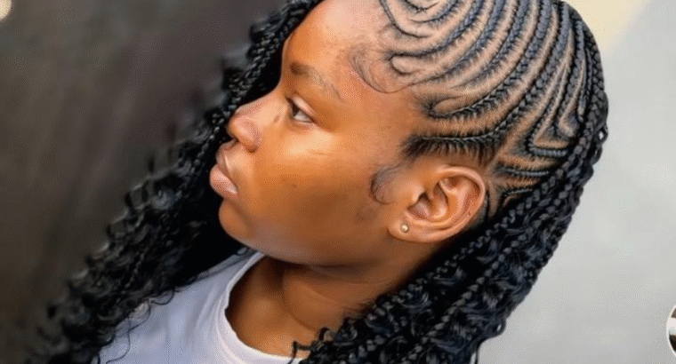 Tresse africaine avec mèche