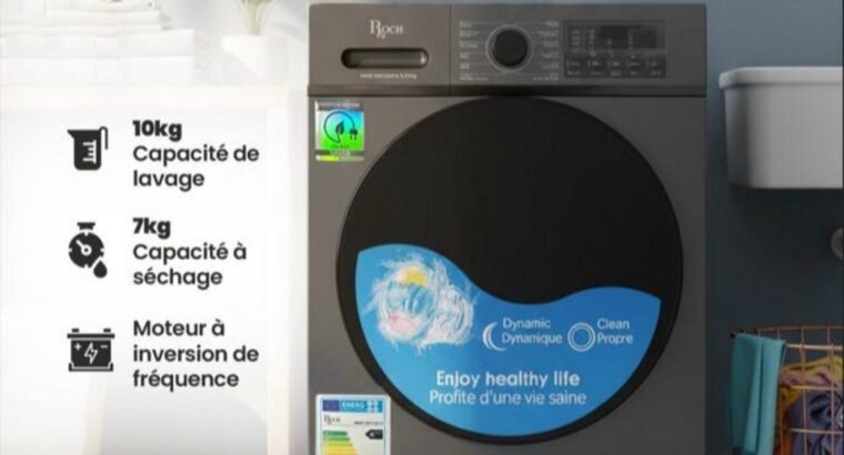 ROCH Machine à Laver + Sechage 10Kg/7Kg (Inverter)