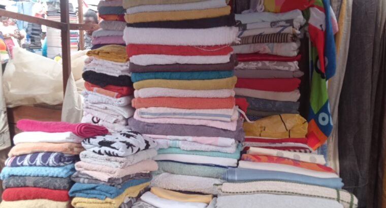 Draps et serviettes friperie