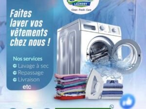Faites laver vos vêtements chez nous !
