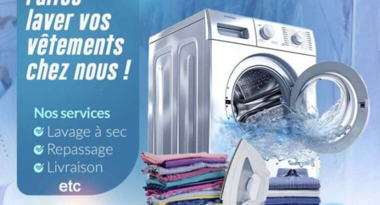 Faites laver vos vêtements chez nous !