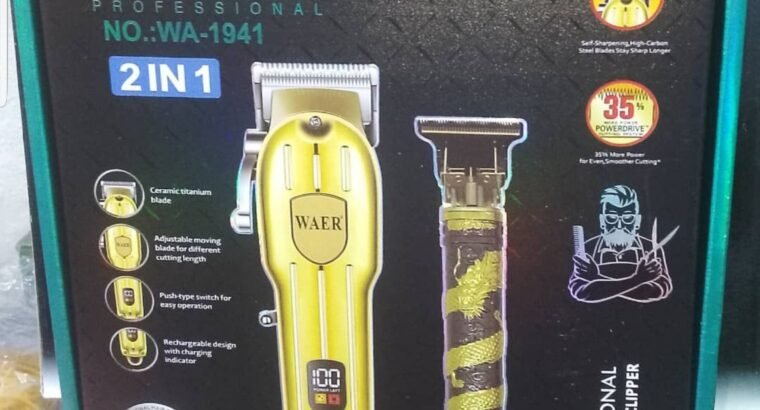 Tondeuse WAER professionnel 2 en 1
