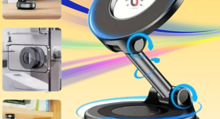 Support Téléphone Magnétique 360° Pliable